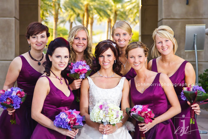  Tiffany's wedding made a pop in gorgeous hues of purple red and pink